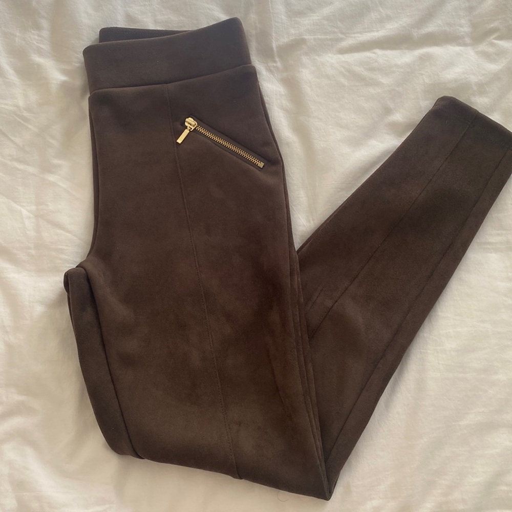 STOOSH FAUX SUEDE PANTS